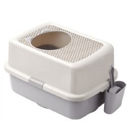 Top entry cat litter box